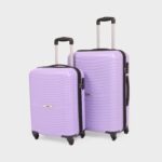 Lilac Zoya Trolley Bag Combo (Cabin & Medium)
