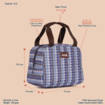 Bombay Houndstooth Lunch Bag - Image 4