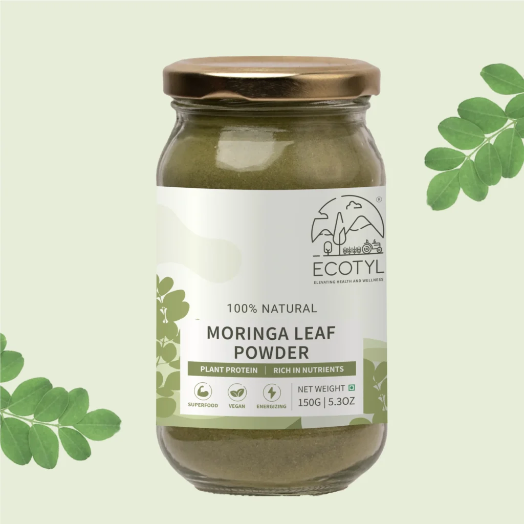 Organic Moringa Leaf Powder – Nutrient-Rich Superfood (150 g) - VegGora