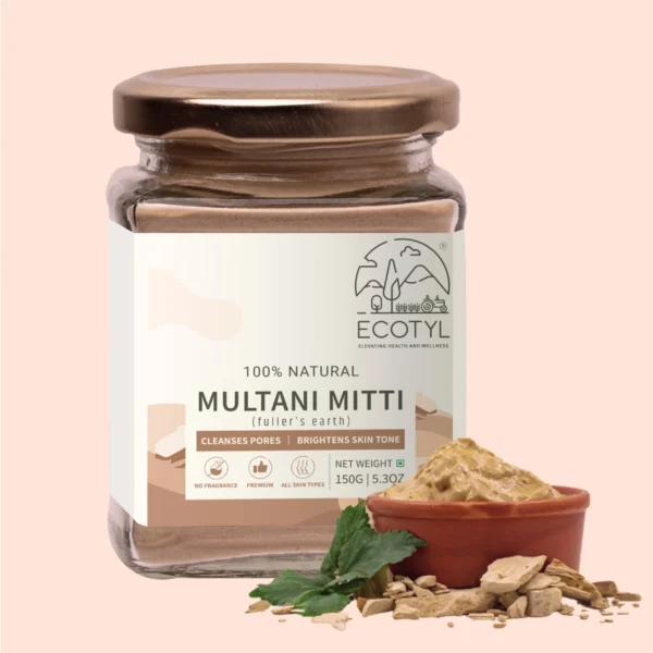 Natural Multani Mitti Powder – Deep Cleansing Clay for Skin & Scalp (150 g)
