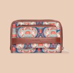 Kovil Blue Classic Zipper Wallet - Image 3