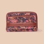 Bidri Kaiser & Paisley Print -  SAK Satchel & Classic Zipper Wallet Combo - Image 6