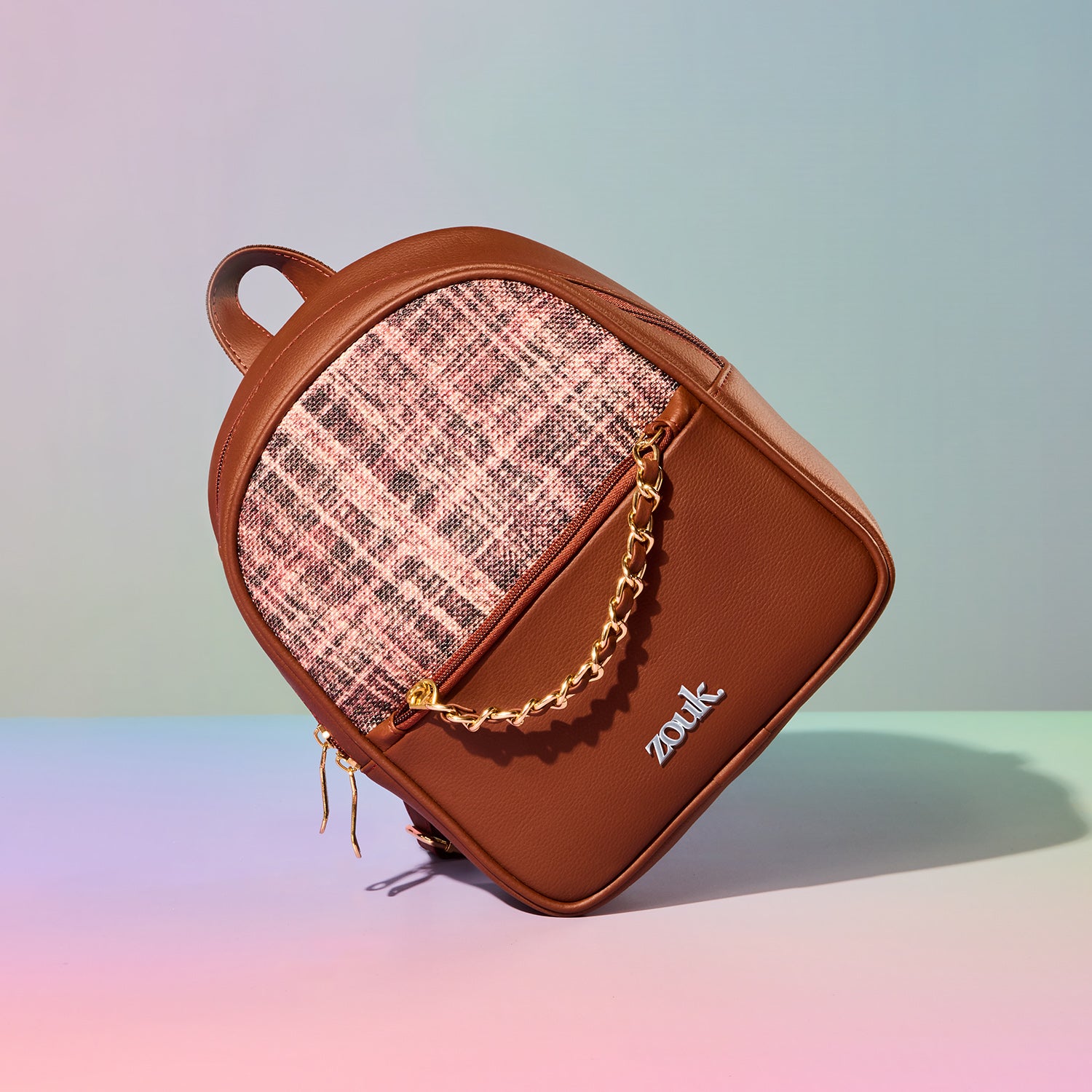 Mayra_Backpack_2.jpg Mayra Mini-Daypack - Cashmere Noir (Pink) - Image 1