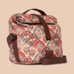 Mughal Art Multicolor Roll Up Lunch Bag - Image 3
