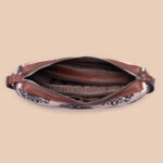 Mughal Motif Structured Shoulder Bag - Image 6