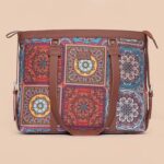 Multicolor Mandala Print - Women's Office Bag & Flap Sling Bag Combo - Image 2