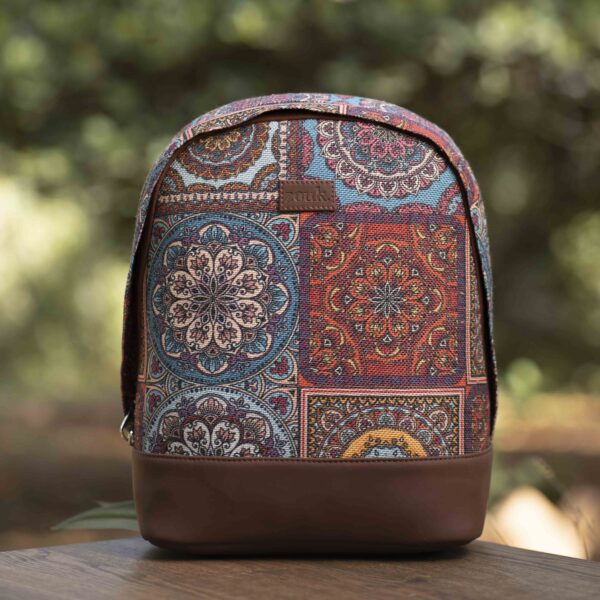 Multicolor Mandala Print Dome Daypack