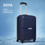 Navy Zoya Trolley Bag Combo Set of 3 (Cabin & Medium & Large) - Image 4