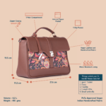 Paisley Print Nessa Satchel - Image 7
