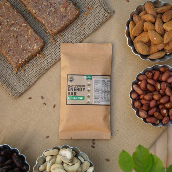 Plant- Powered Original Energy / Granola Bar (50 g), Sweetened Using Dates, Vegan
