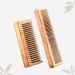 Ecotyl Vegan Neem Wood Comb Combo – Eco & Antimicrobial Hair Care
