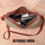 Mughal Art Multicolor Structured Shoulder Bag - Image 6