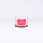 ROSE QUARTZ CRYSTALS – 3 WICK CANDLE - Image 2