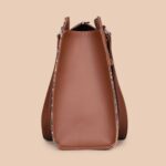 Royal Indian Peacock Motif Statement Business Bag - Image 8