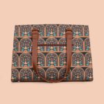 Royal Indian Peacock Motif Statement Business Bag - Image 4