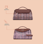 Saisha Sling Bag - Cashmere Noir (Copper) - Image 3