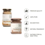 Organic Skin Care Combo – Sandalwood Powder & Multani Mitti for Clear Skin - Image 2