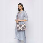 Mughal Motif Structured Shoulder Bag - Image 2
