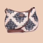 Mughal Motif Structured Shoulder Bag - Image 3