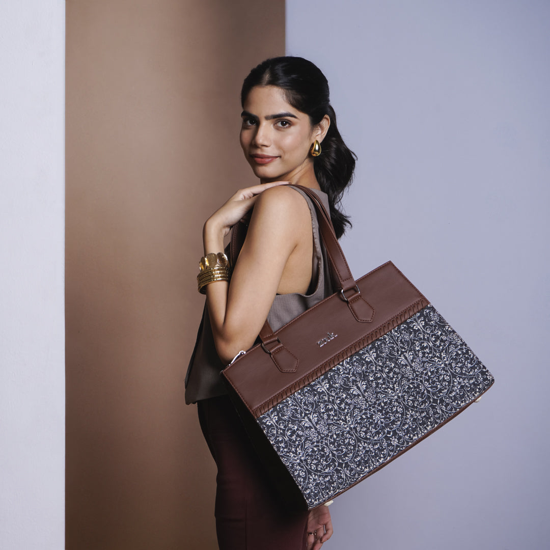 StatementBusinessBag_3.jpg Lattice Lace Statement Business Bag - Image 1