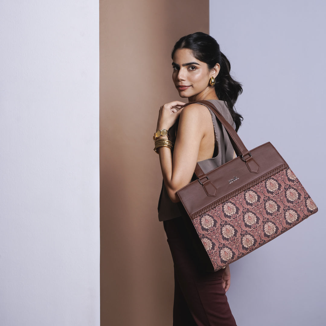 StatementBusinessBag_6.jpg Jodhpur Damask Statement Business Bag - Image 1