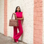 Jodhpur Damask Statement Office Bag - Image 2