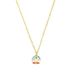 Doremon Blue Pendant Charm Necklace - Image 2
