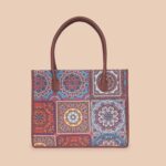 Multicolor Mandala Print Book Tote - Image 3