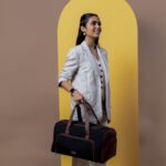 Jet Black Weekender Duffle Bag - Image 2