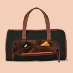 Jet Black Weekender Duffle Bag - Image 7