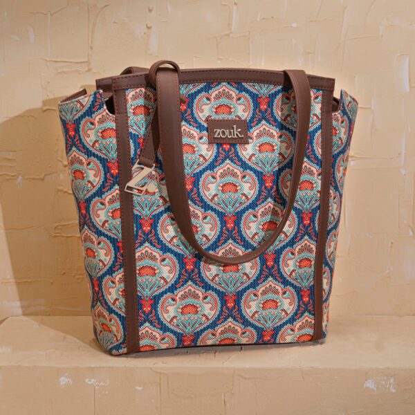 Rhea Kapoor Adira Tote Bag - Kovil Blue