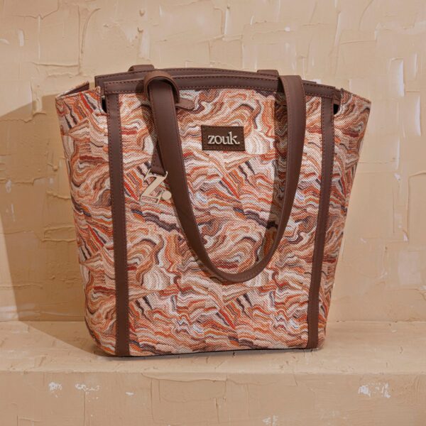 Rhea Kapoor Adira Tote Bag - Nicobar Coral