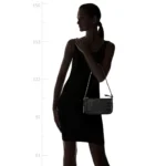 Sugarush Adriana Textured Women's Vegan Leather Sling Bag - Image 6