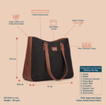 Jet Black Getaway Handbag - Image 5