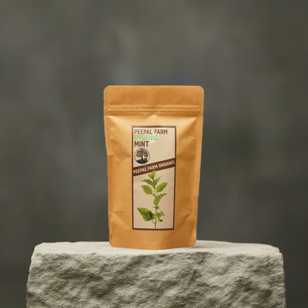 Organically Grown Mint (20 g), Farm Grown, Shade Dried