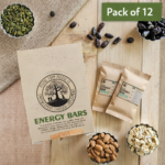 Plant-Powered  Original Energy / Granola Bar (50 g), Pack of 12, Sweetened Using Dates, Vegan