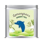 The Tea Shore Lemongrass Green Tea | 20 Pyramid Tea Bags | Whole Green Tea | No Dust | No Artificial flavour or Colour | Pack of 20