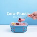 Glass Up Borosilicate Glass Lunch Box Set of 3 (500ml x 3) with Silicone Sleeve | Microwave Safe & Leak proof Tiffin Box By TintBox - Image 8