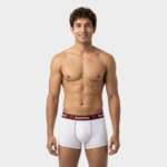 Cotton Stretch Trunks - Blanc - Image 2