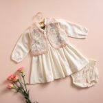 Poshaak Dress with Embroidered Jacket