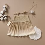 Poshaak Hand Crochet Ombre Dyed Baby Girl Dress