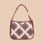 Mughal Motif Sleek Shoulder Bag