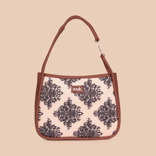 Mughal Motif Sleek Shoulder Bag
