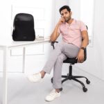 Jet Black Statement Backpack - Image 12