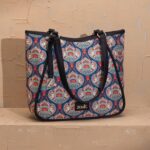 Rhea Kapoor Naisha Tote Bag - Kovil Blue
