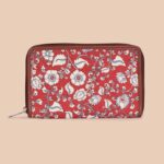 WavBeach & Chittoor Red Kalamkari - Everyday Tote Bag & Classic Zipper Wallet Combo - Image 7