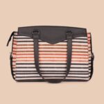 Qutub Stripes & WavBeach - Women's Work Bag & Flap Sling Bag Combo - Image 2