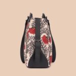 Nawabi Couture & Royal Indian Peacock Motif - Women's Work Bag & Chain Wallet Combo - Image 4