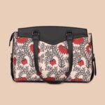 Nawabi Couture & Royal Indian Peacock Motif - Women's Work Bag & Chain Wallet Combo - Image 3