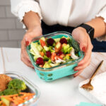 GlassUp 500 ml Borosilicate Glass Lunch Box with Glass Lid & Silicone Sleeve - Image 5